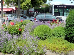 Blick auf die Seitenstraße