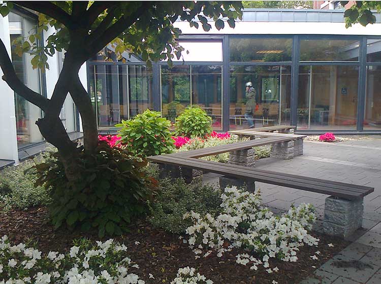 Innenhof Hamburg-Haus