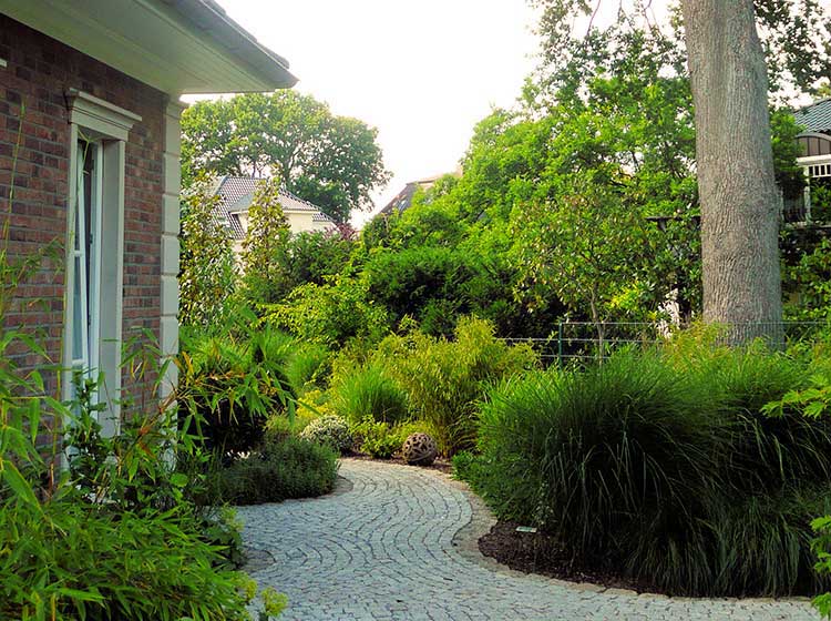 schwungvolle Wegeführung